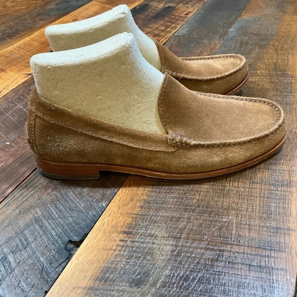 Men\'s Suede Slip-On Loafers in Tan main image 8
